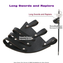 Leather Medieval Sword Frog for Long Swords and Rapiers - £14.69 GBP