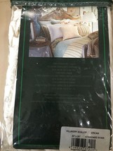 Ralph Lauren Villandry 100% Silk Blue Pick Stitch 1pc Standard Pillow Sham Bnip - $98.99