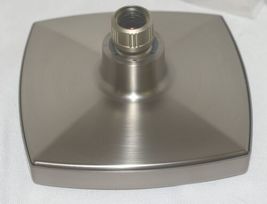Moen Spot Resist Brushed Nickel Square Shower Head Arm Flange Kit image 3