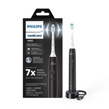 Philips Sonicare 4100 Power Toothbrush, Rechargeable Electric Toothbrush-Black - $33.65