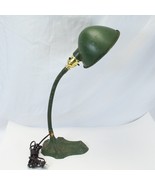 Robert Schwartz 1922 Cast Iron Gooseneck Desk Lamp NEW Cord and Light So... - $61.81 CAD