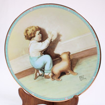 Vintage Hamilton Collector Plate Bessie Pease Oh Oh A Bunny Childhood Reflection - £9.89 GBP