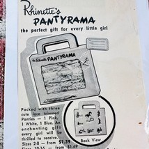 1949 Rhinette&#39;s Pantyrama - Perfect Gift Little Girl - Original Retro PRINT AD - $11.87