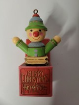 Vintage Hallmark 1977 Yesteryears Jack-in-the-Box Christmas Ornament No Box - £8.99 GBP