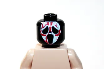 Minifigure Custom Figures For Sale Halloween Mask Scream Bloody Horror Head DIY - $3.34