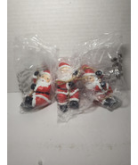 3&quot; Tall Climbing Santa Ornaments Vintage Lot of 3 New Old Stock - $240.54 MXN