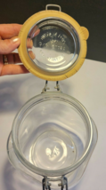 PER ALIMENTI ONLY GLASS MADE IN ITALY  SQUARE WITH LOCKING LID 1 1/2 image 4