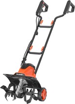 With Its Foldable Handle, Four Steel Tines, And A Garden Rototiller With Wheels - £128.21 GBP