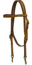 Showman Argentina Cow Leather Browband Headstall w/ Solid - $149.00