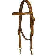 Showman Argentina Cow Leather Browband Headstall w/ Solid - £117.81 GBP