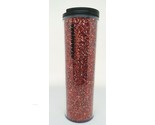 2018 STARBUCKS Holiday Travel Cup Tumbler 16 oz SPARKLE GLITTER Red BPA ... - $14.99