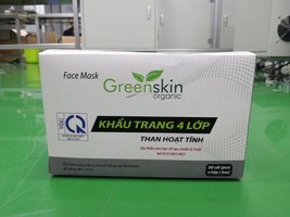 Premium 4-layer Antibacterial Greenskin Mask with Activated Carbon - 50p... - $24.99