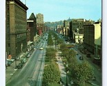 Central Parkway Street View Cincinnati Ohio OH Chrome Postcard P3 - $2.63