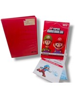 Wii New Super Mario Bros Manual And Empty Case Only - £5.47 GBP