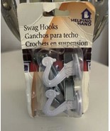 Helping Hand Swag Hooks 2 Ct Sealed, Bent Packaging - £6.54 GBP