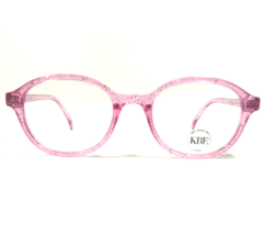 Kids Bright Eyes Eyeglasses Frames Reese JR Clear Pink Silver Glitter 38-17-122 - £29.21 GBP