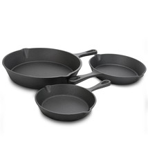 Gibson General Store Addlestone 3 Piece Preseasoned Cast Iron Skillet Set - $58.72