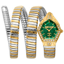 Just Cavalli Women&#39;s Mesmerizing Green Dial Watch - JC1L304M0065 - £164.74 GBP