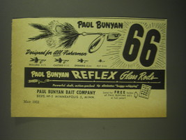 1952 Paul Bunyan Bait Company Fishing Lures Ad - Designed for all fishermen - £14.58 GBP