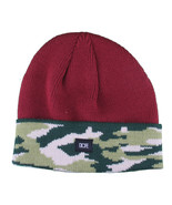 Dope Couture Maroon Red Camo Beanie - £14.71 GBP