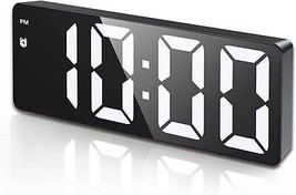 AMIR Digital Alarm Clock, [Upgraded Version] LED Clock for Bedroom, Electronic D - £17.16 GBP