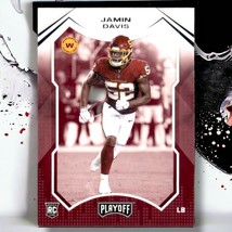 2021 Panini Playoff Jamin Davis Rookie Washington Football Team #247 - £1.26 GBP