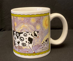Classical Cows humorous coffee mug Vincent Van Cow Pablo Picowsso 2002 f... - £6.32 GBP