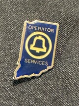 Indiana Bell Operator Services Enamel Lapel Pin – Vintage Telecom Badge - $14.75