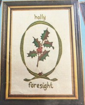 Paragon Embroidery Christmas Holly Berry Foresight Kit  A5012 Julie Eise... - $15.09