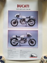  1974 Ducati 750 Ss Poster Motorcycle Collector Magazine 11 X 17 Mint Specs - £20.34 GBP