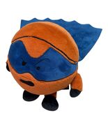 FAO Schwarz Superhero Plush Toy Orange and Blue with Cape Made in Vietnam - $15.30