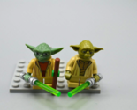 LEGO Yoda Minifigure Star Wars Clone Wars / 75017 Duel on Geonosis Lot of 2 - £19.22 GBP