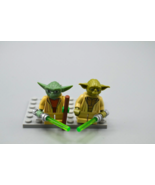 LEGO Yoda Minifigure Star Wars Clone Wars / 75017 Duel on Geonosis Lot of 2 - £19.01 GBP