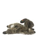 Walmart Bunny Rabbit 15 inch w Carrot on Ear Lying Down Plush Stuffed An... - £23.42 GBP
