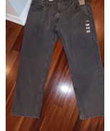 LEVI&#39;S JEANS MEN&#39;S 559 RELAXED STRAIGHT MEDIUM GRAY DENIM JEANS 44X32 $6... - $24.74