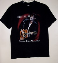 John Mellencamp Concert Tour T Shirt Vintage 2002 Cuttin&#39; Heads Size Medium - £51.12 GBP
