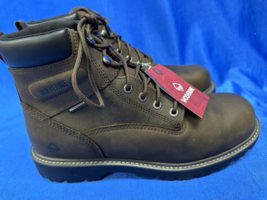 Men's Wolverine Floorhand Waterproof Work Boots Steel Toe Brown 13 EW EE... - $79.19