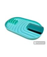 Eleanos Mint Green Kitchen Utensil &amp; Lid Holder Raised Edges Compact Con... - €7,77 EUR