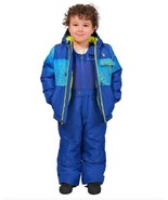 Spyder Boys Girls Snowsuit Blue 2-Piece Jacket Bib Pants Water-Resistant - $84.37 CAD
