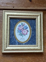 Lot Of Mini Print Of Pink Flower Bouquet Reflections Of Kindness &amp; Heartfelt Exp - $9.49