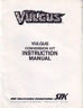 VULGUS CONVERSION KIT VIDEO ARCADE GAME SERVICE MANUAL 1984  - £14.57 GBP