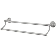 Kingston Brass BA556318SN Royale Dual Towel-Bar 18-inch length Brushed N... - £47.87 GBP