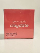 Dew Of The GODS- Claydate Hya-activated Pink Clay Mask Full Sz 4.2oz Sealed - £10.80 GBP