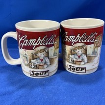 2004 Heritage Collection Campbell&#39;s Kids Soup Mugs - Set Of 2  - £14.71 GBP