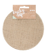 Kaisercraft Lucky Dip Burlap Shape-Circle 5.5&quot; - $133.84 MXN