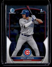 2023 Bowman Chrome Prospects Matt Mervis Chicago Cubs #BCP-74 - £1.42 GBP