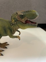 Schleich Green Tyrannosaurus T-Rex Dinosaur Figure 11&quot; w/ Movable Jaw D-73527 - £21.76 GBP