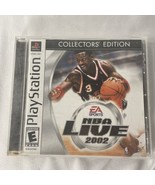 NBA Live 2002 Collector&#39;s Edition (Sony PlayStation 1, Black Label) CIB PS1 - £3.87 GBP