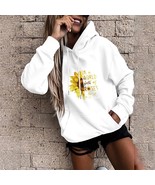 Fall Top Pullover Women&#39;s Fashion clothes Hoodie Personality Daisy Print... - £56.91 GBP