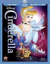 Cinderella (Blu-ray/DVD, 2012, 2-Disc Set, Diamond Edition) - £5.74 GBP